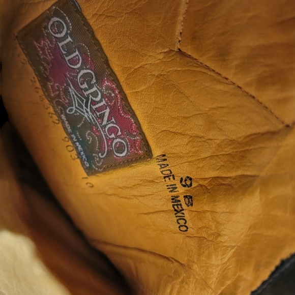 OLD GRINGO Tall Leather Studded Boots - Size 9 - Picture 7 of 7